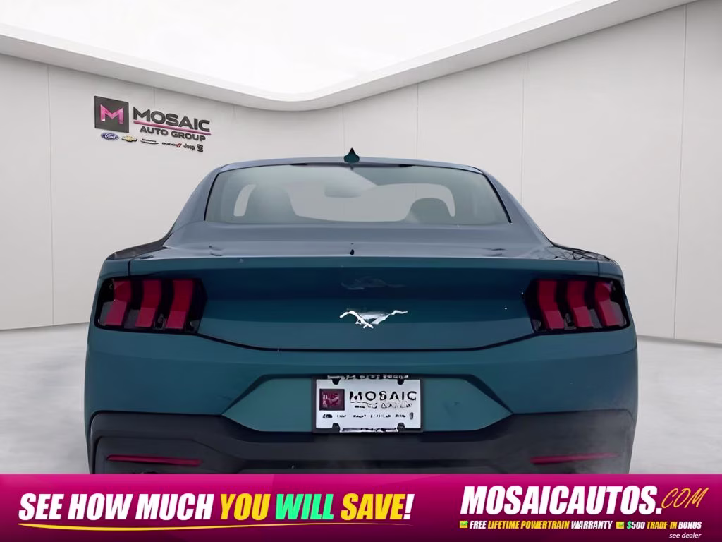 2026 Adriatic Blue Metallic Ford Mustang EcoBoost Premium RWD Coupe