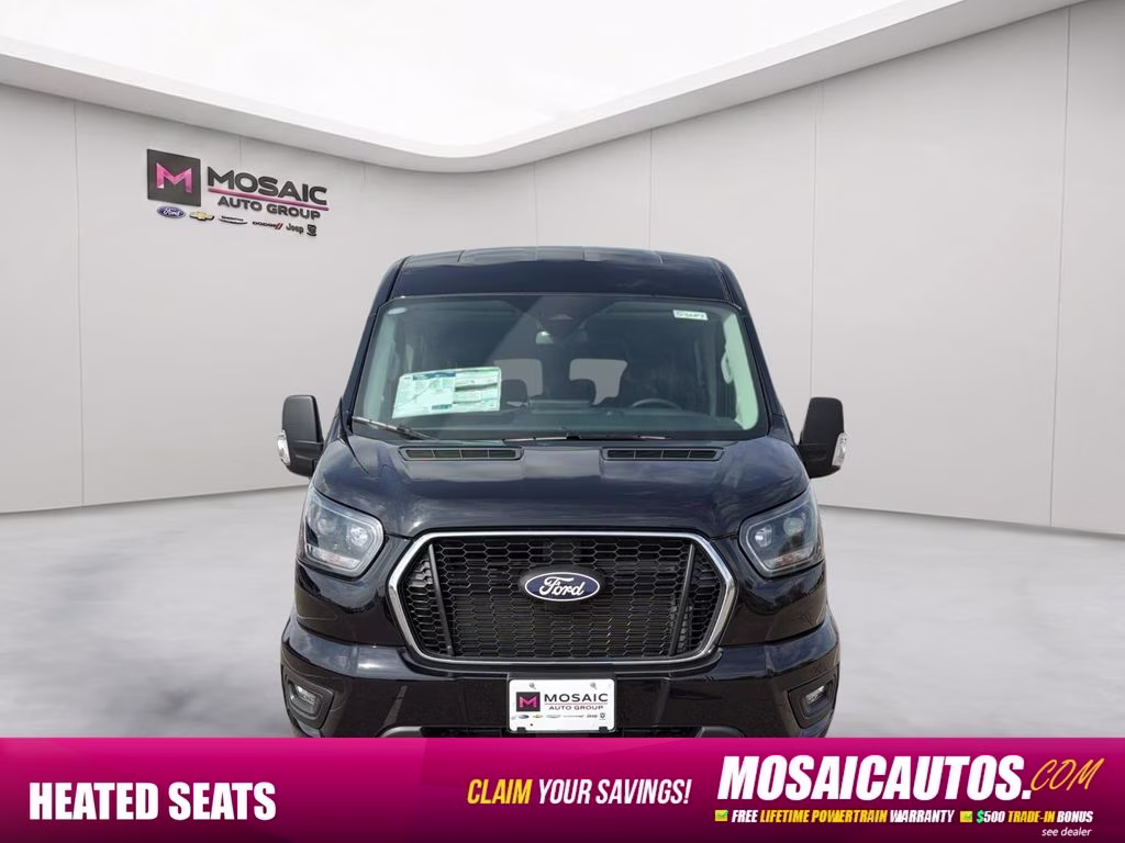 2026 Agate Black Metallic Ford Transit-350 XLT AWD Crossover