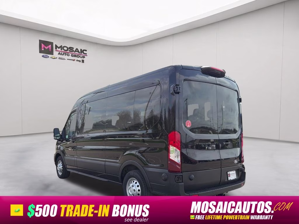 2026 Agate Black Metallic Ford Transit-350 XLT AWD Crossover
