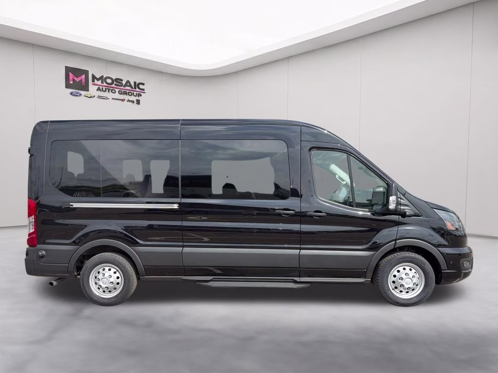 2026 Agate Black Metallic Ford Transit-350 XLT AWD Crossover