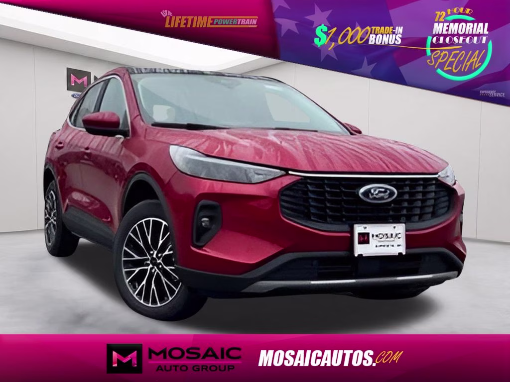 2026 Rapid Red Metallic Tinted Clearcoat Ford Escape Plug-In Hybrid Base FWD SUV