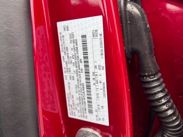 2026 Rapid Red Metallic Tinted Clearcoat Ford Escape Plug-In Hybrid Base FWD SUV