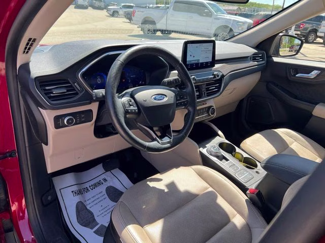 2020 Red Metallic Ford Escape Titanium AWD SUV