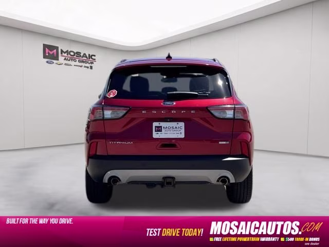 2020 Red Metallic Ford Escape Titanium AWD SUV