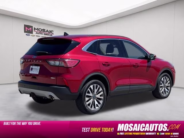 2020 Red Metallic Ford Escape Titanium AWD SUV