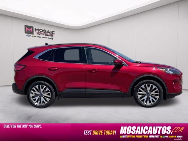 2020 Red Metallic Ford Escape Titanium AWD SUV