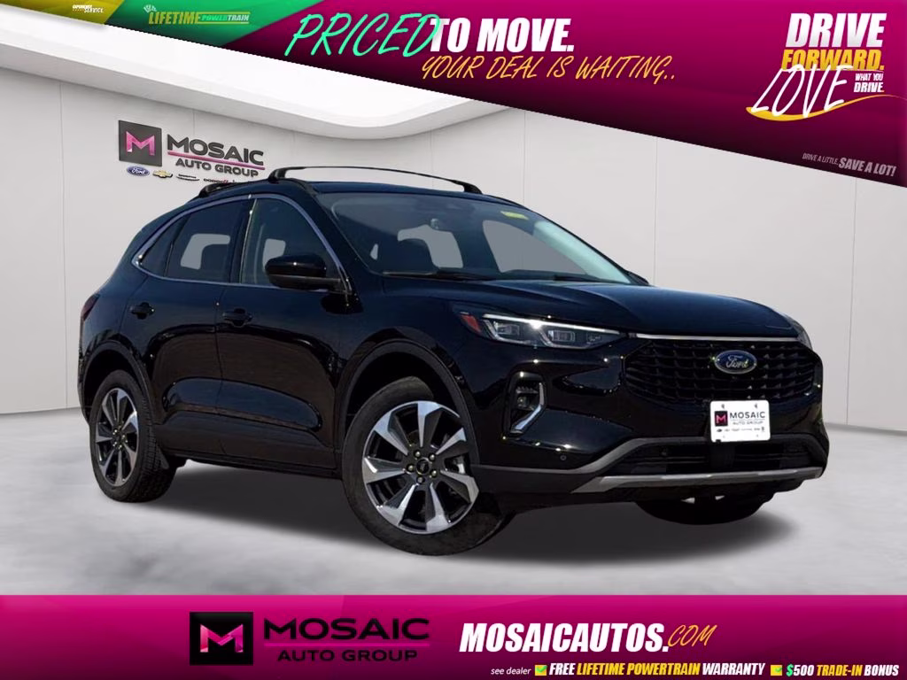 2023 Black Metallic Ford Escape Platinum AWD SUV