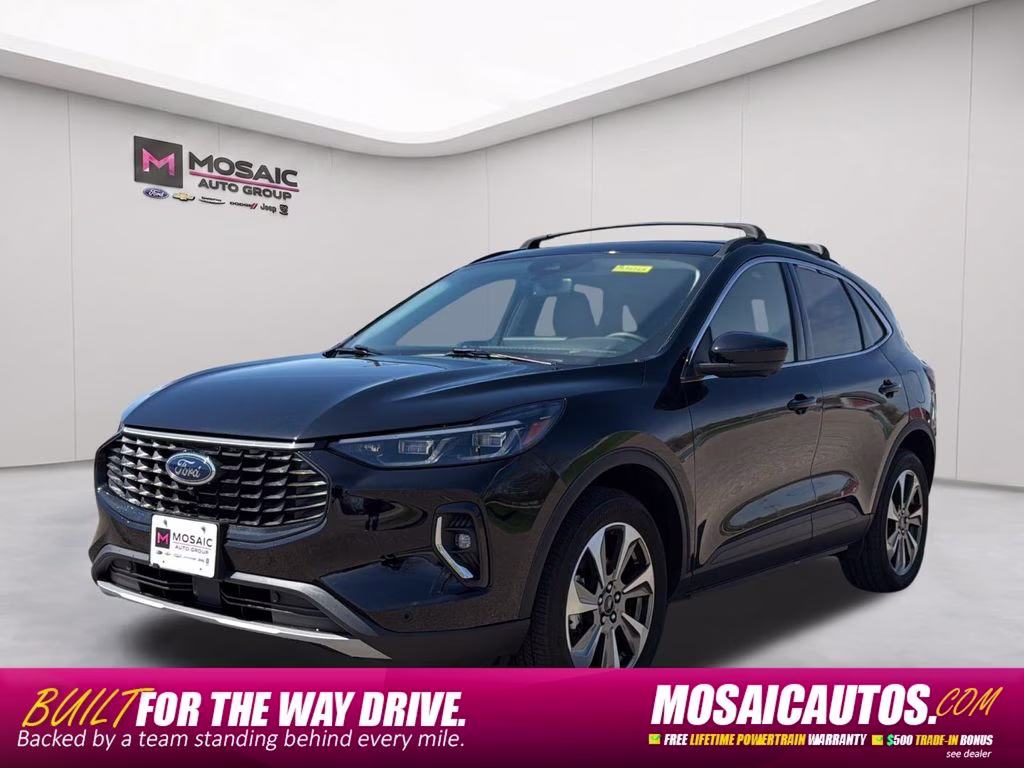 2023 Black Metallic Ford Escape Platinum AWD SUV