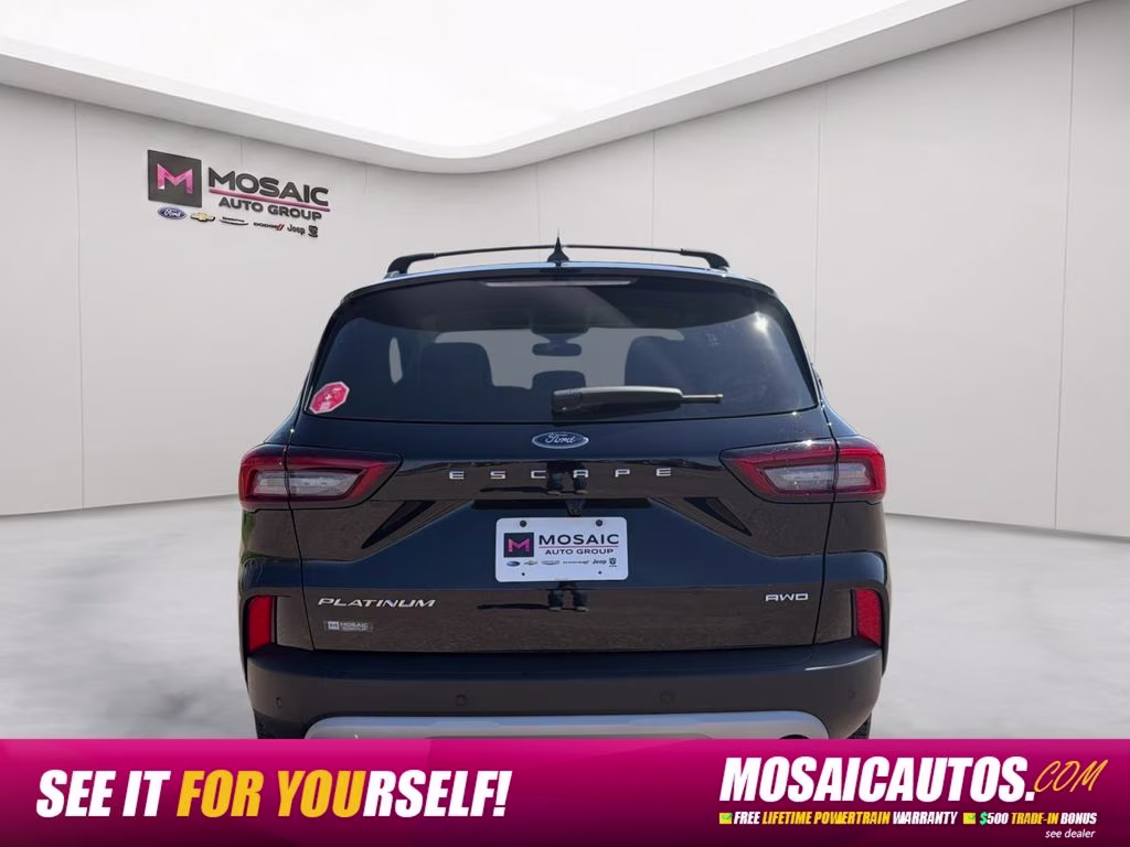 2023 Black Metallic Ford Escape Platinum AWD SUV