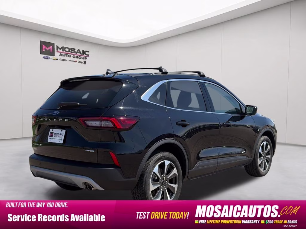 2023 Black Metallic Ford Escape Platinum AWD SUV