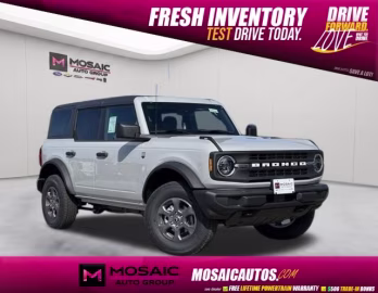 2026 Avalanche Gray Ford Bronco Big Bend 4X4 SUV