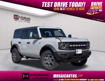 2026 Avalanche Gray Ford Bronco Big Bend 4X4 SUV