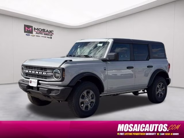 2026 Avalanche Gray Ford Bronco Big Bend 4X4 SUV