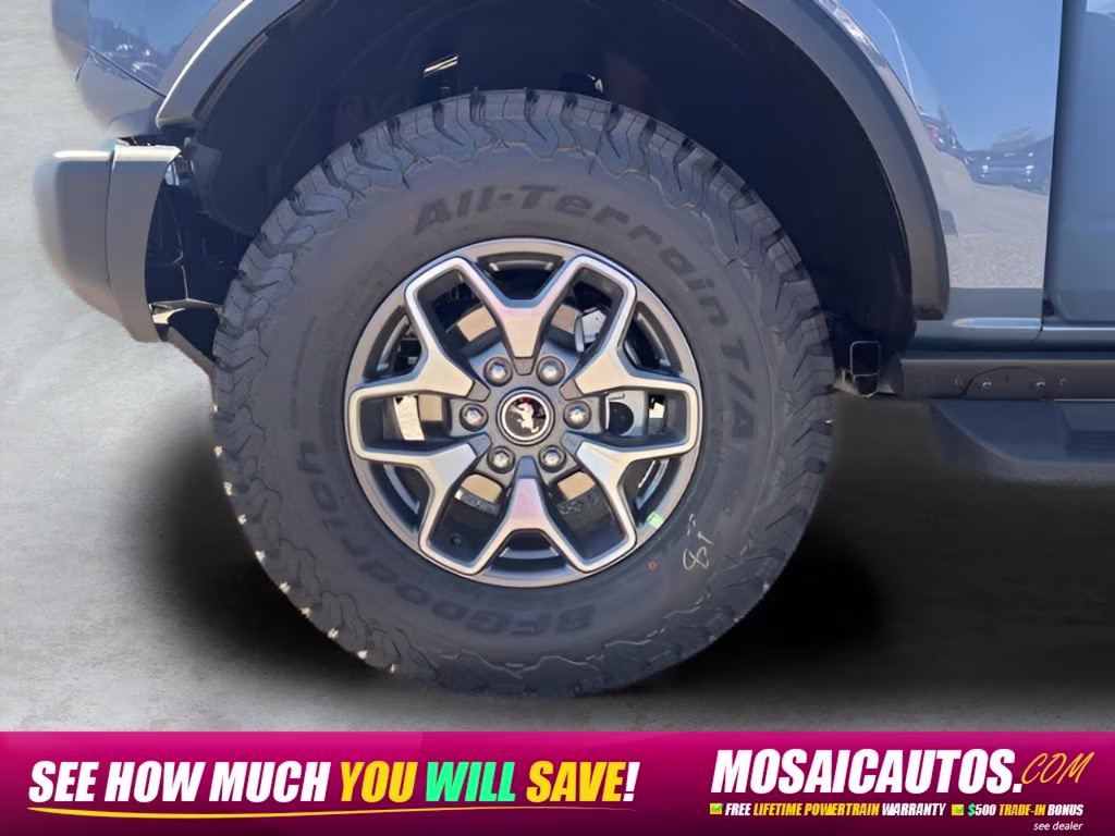 2025 Azure Gray Metallic Ford Bronco Badlands 4X4 SUV