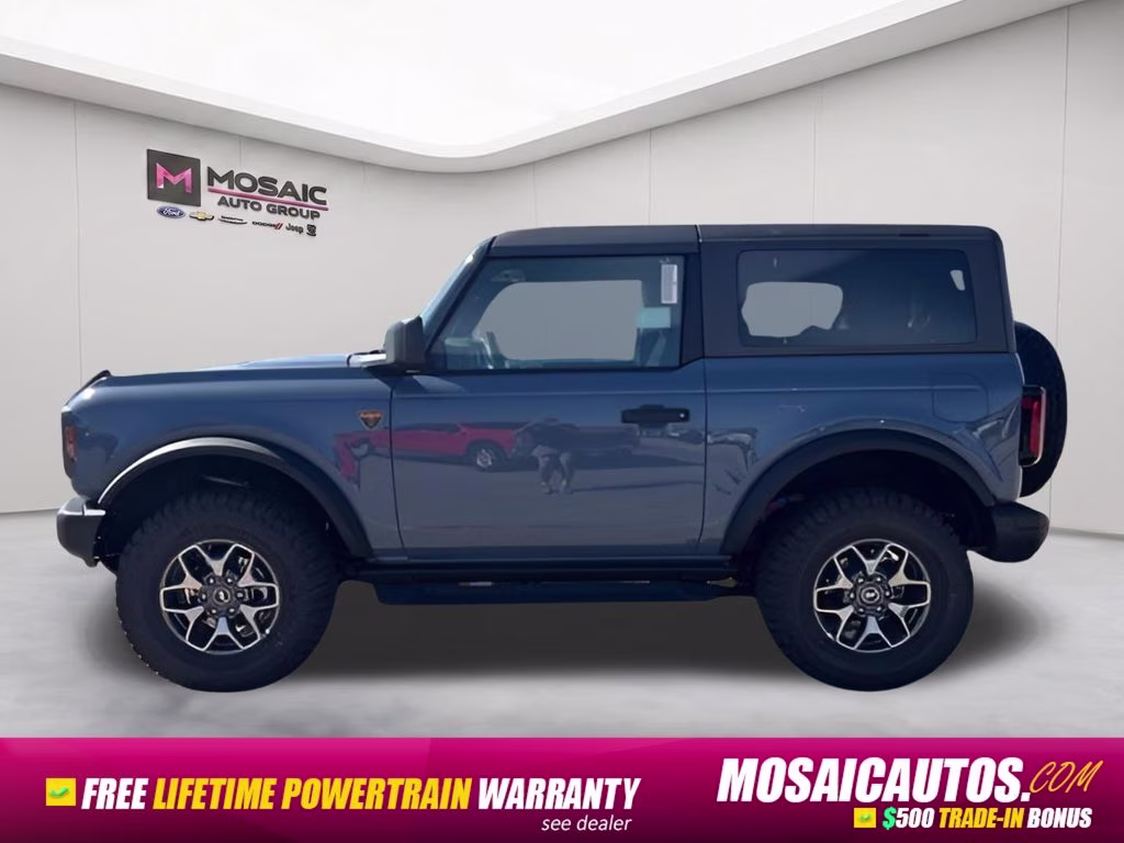 2025 Azure Gray Metallic Ford Bronco Badlands 4X4 SUV