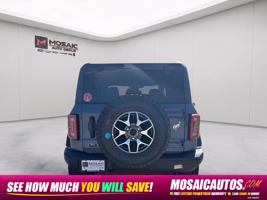2025 Azure Gray Metallic Ford Bronco Badlands 4X4 SUV