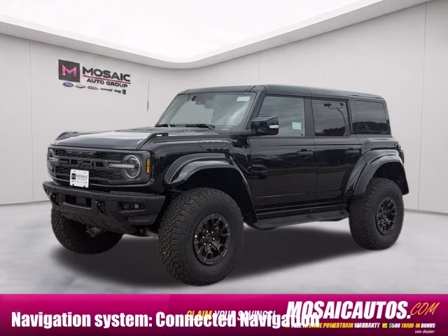 2025 Shadow Black Ford Bronco Raptor 4X4 SUV