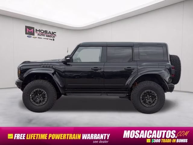 2025 Shadow Black Ford Bronco Raptor 4X4 SUV