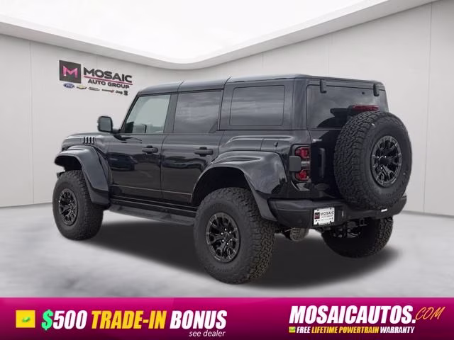2025 Shadow Black Ford Bronco Raptor 4X4 SUV