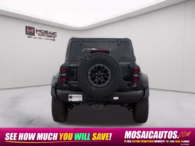 2025 Shadow Black Ford Bronco Raptor 4X4 SUV