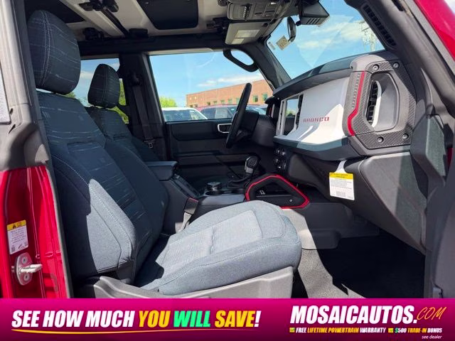 2026 Ruby Red Metallic Tinted Clearcoat Ford Bronco Heritage Edition 4X4 SUV