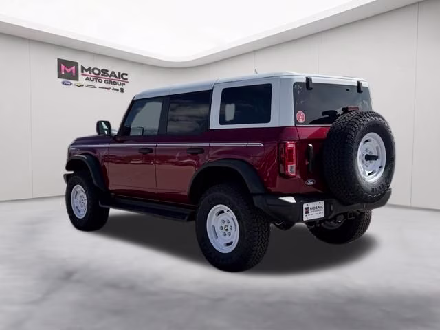2026 Ruby Red Metallic Tinted Clearcoat Ford Bronco Heritage Edition 4X4 SUV