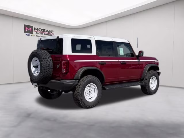 2026 Ruby Red Metallic Tinted Clearcoat Ford Bronco Heritage Edition 4X4 SUV