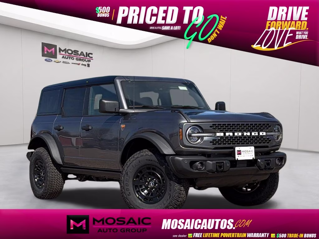 2026 Carbonized Gray Metallic Ford Bronco Badlands 4X4 SUV