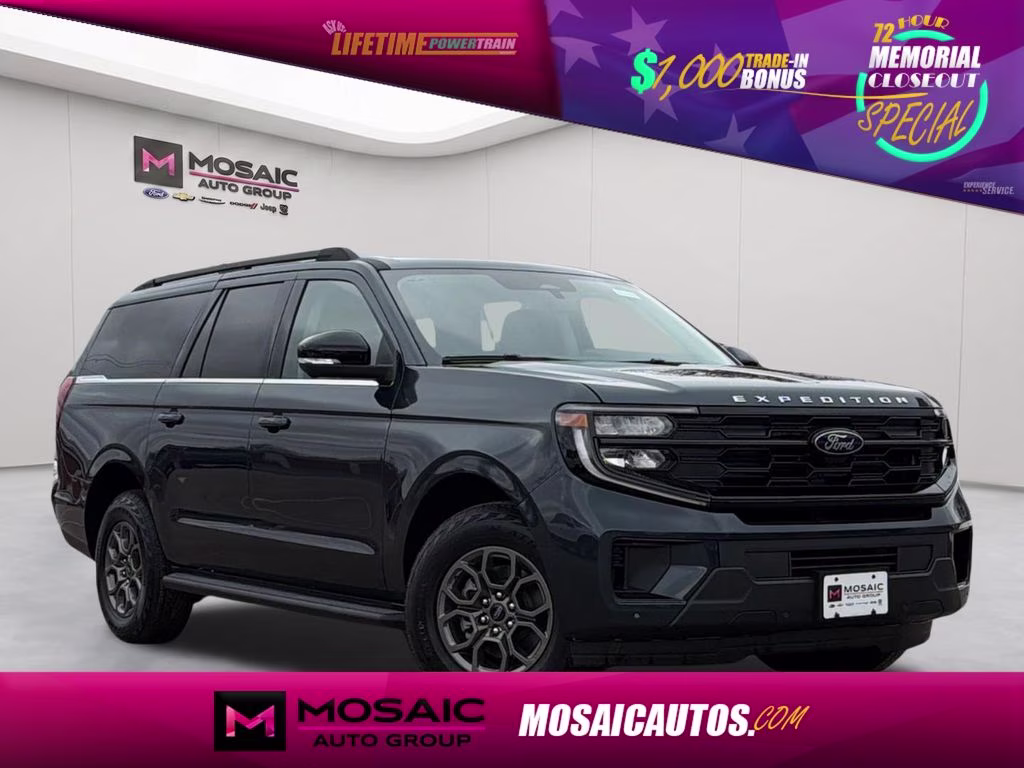 2026 Stone Blue Metallic Ford Expedition Max Active 4X4 SUV