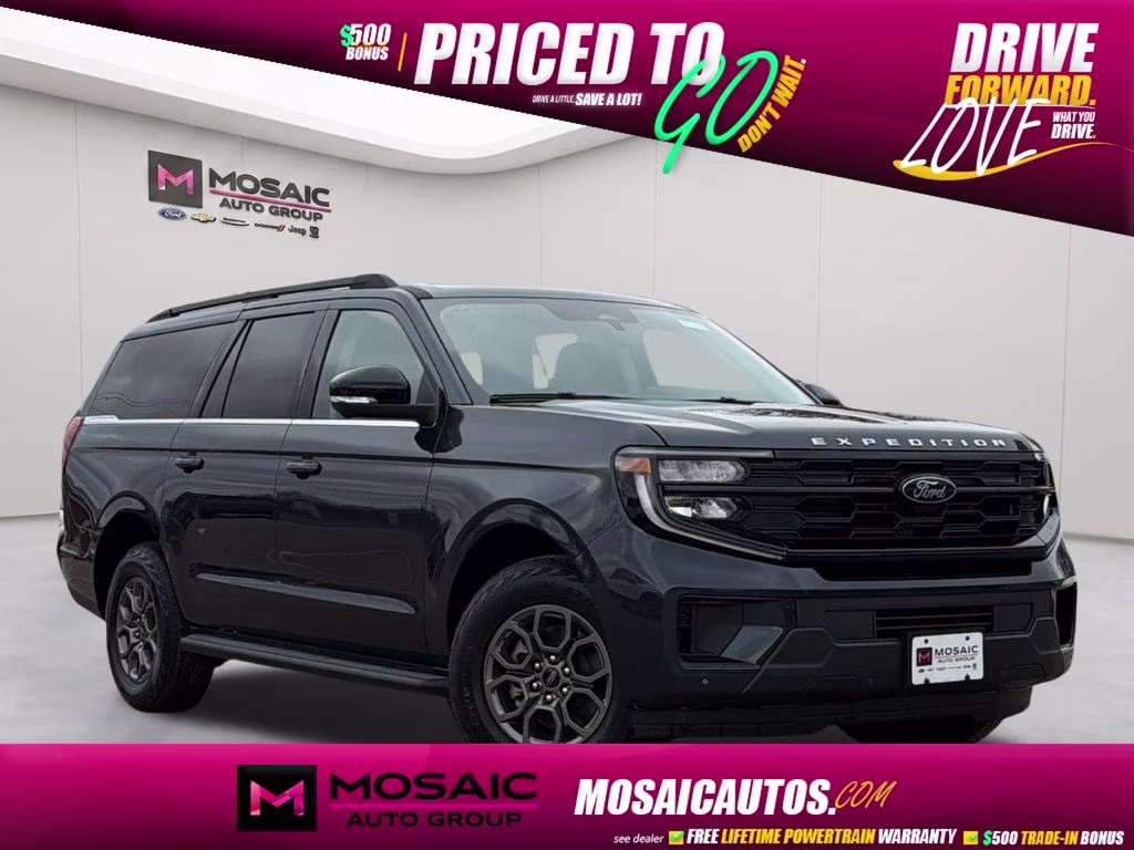 2026 Stone Blue Metallic Ford Expedition Max Active 4X4 SUV