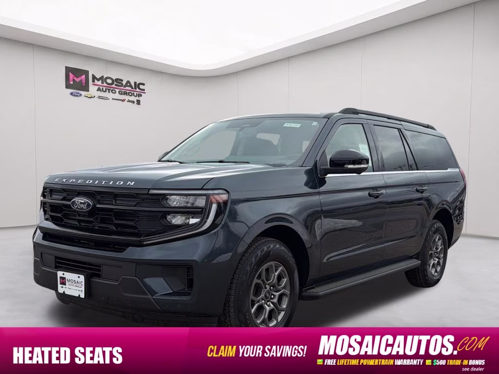 2026 Stone Blue Metallic Ford Expedition Max Active 4X4 SUV