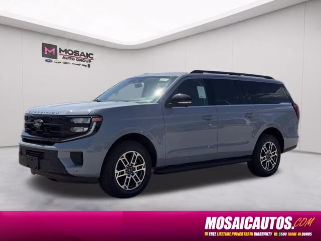 2026 Glacier Gray Metallic Tri-Coat Ford Expedition Max Active 4X4 SUV