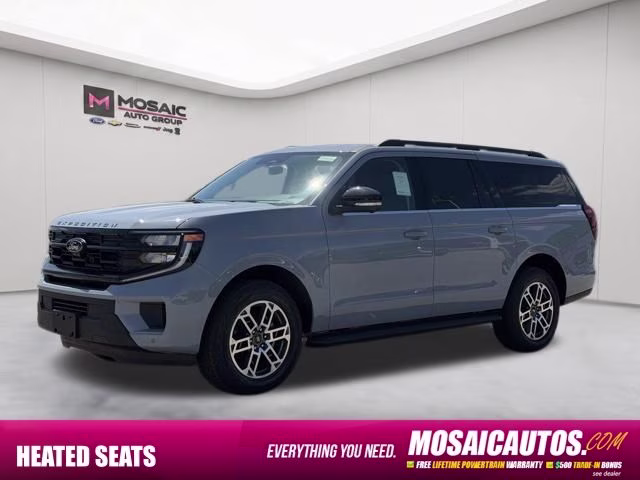 2026 Glacier Gray Metallic Tri-Coat Ford Expedition Max Active 4X4 SUV