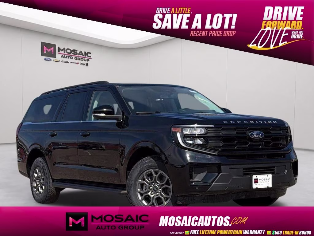 2026 Agate Black Metallic Ford Expedition Max Active 4X4 SUV