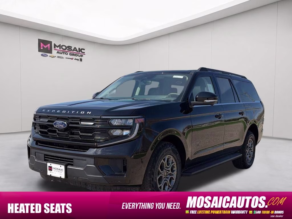 2026 Agate Black Metallic Ford Expedition Max Active 4X4 SUV