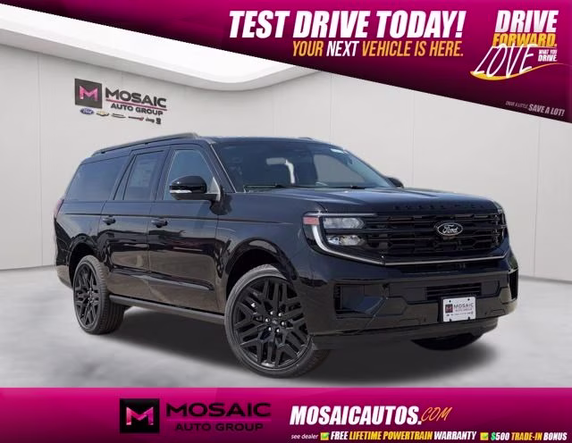 2026 Agate Black Metallic Ford Expedition Max Platinum 4X4 SUV