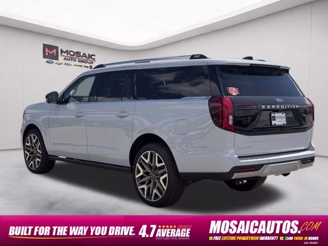 2026 Space Silver Metallic Ford Expedition Max Platinum 4X4 SUV