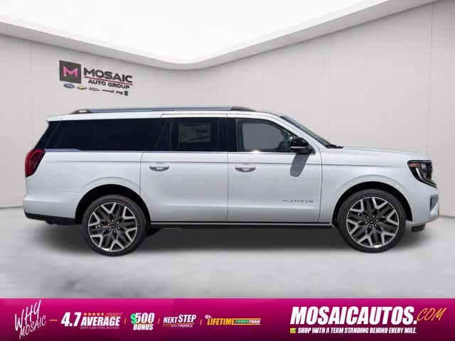 2026 Space Silver Metallic Ford Expedition Max Platinum 4X4 SUV