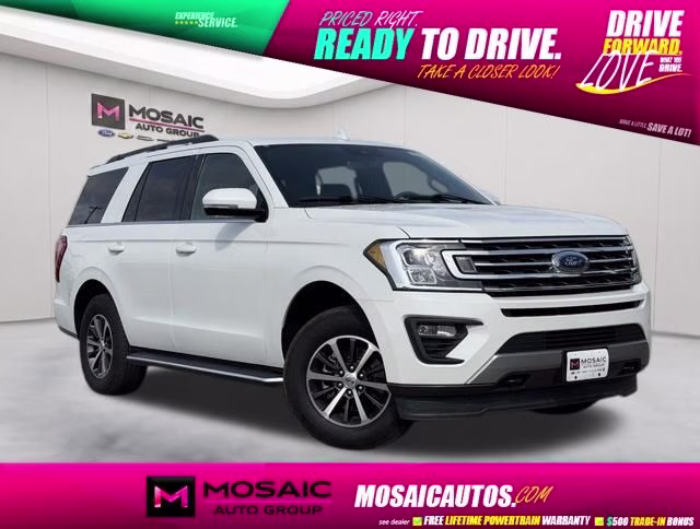 2020 White Metallic Ford Expedition XLT 4X4 SUV