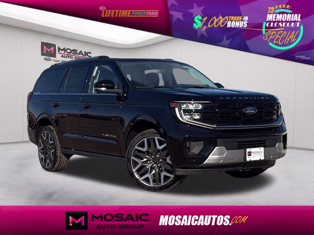 2026 Agate Black Metallic Ford Expedition Platinum 4X4 SUV