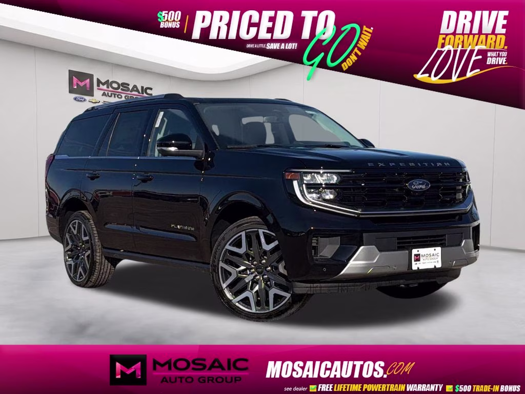 2026 Agate Black Metallic Ford Expedition Platinum 4X4 SUV