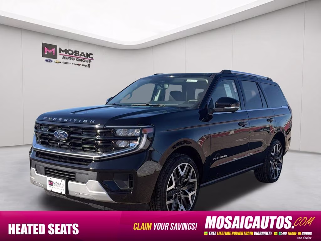 2026 Agate Black Metallic Ford Expedition Platinum 4X4 SUV