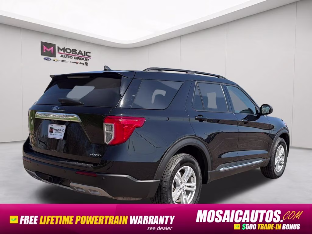 2023 Black Metallic Ford Explorer XLT 4X4 SUV