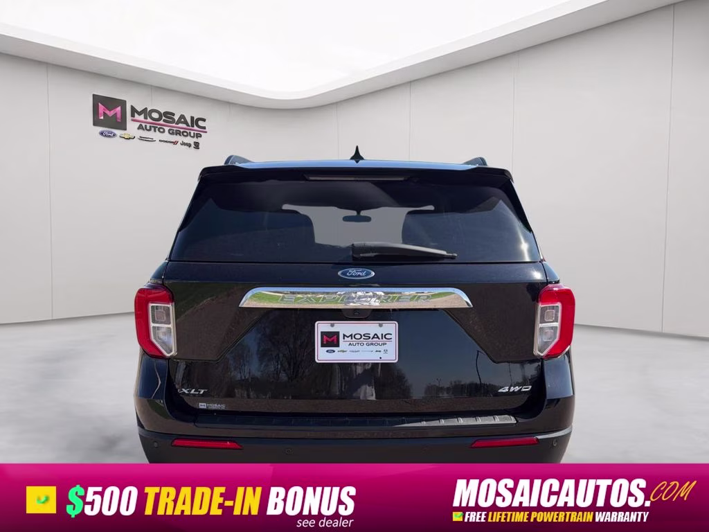 2023 Black Metallic Ford Explorer XLT 4X4 SUV
