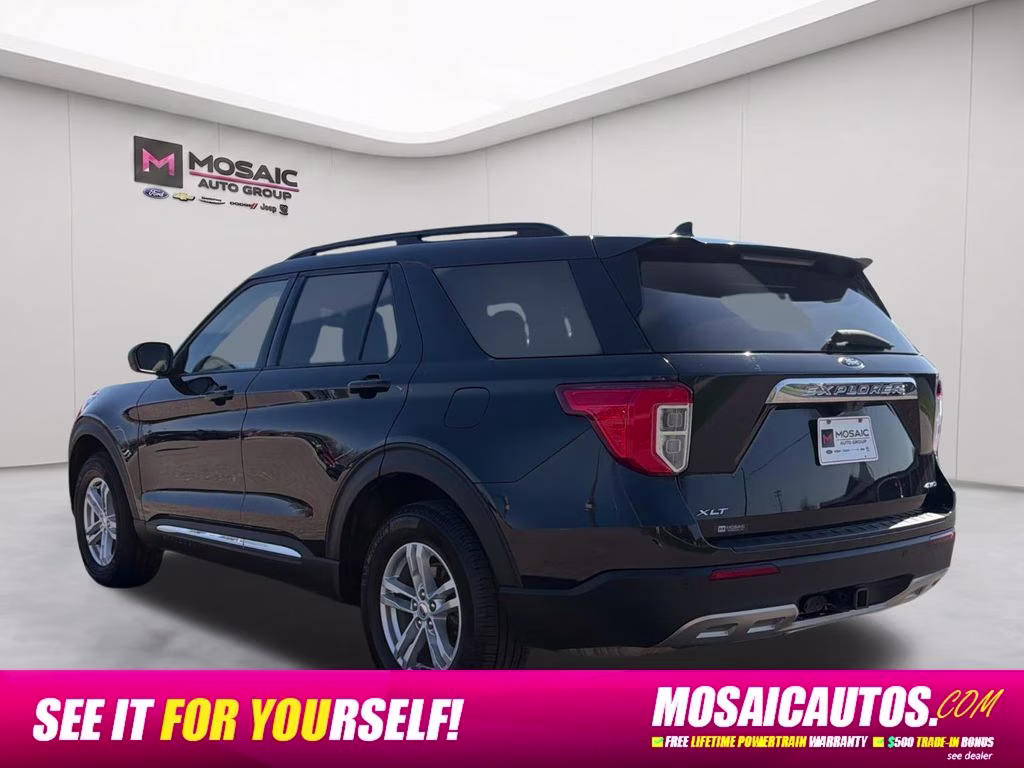 2023 Black Metallic Ford Explorer XLT 4X4 SUV
