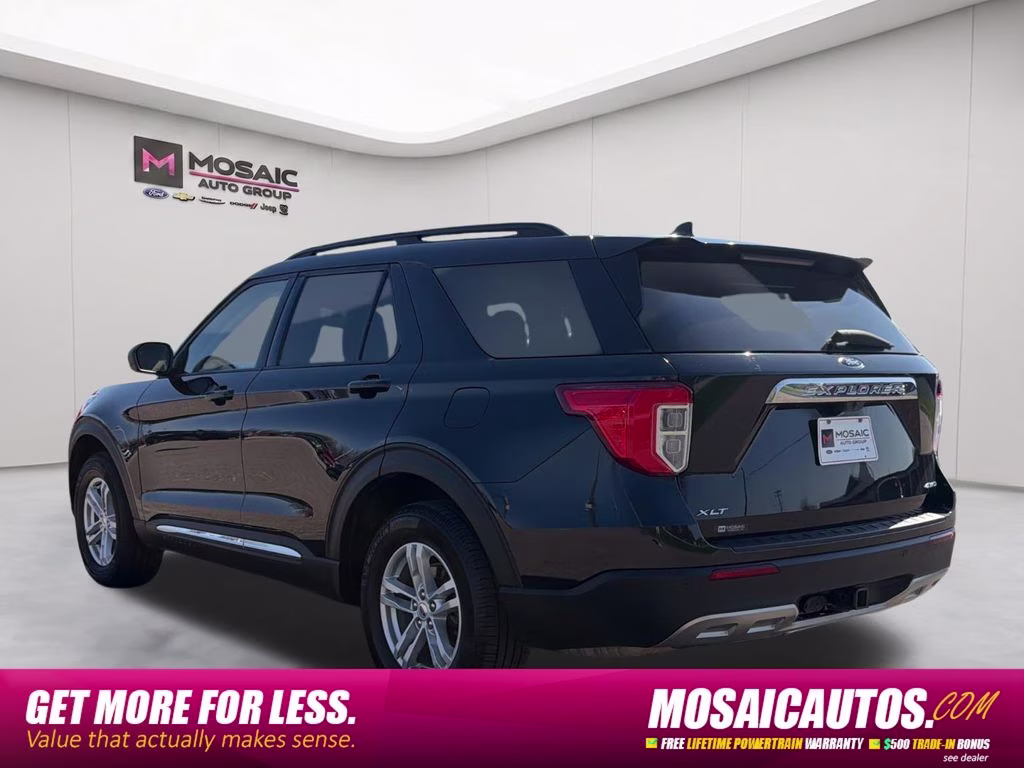 2023 Black Metallic Ford Explorer XLT 4X4 SUV