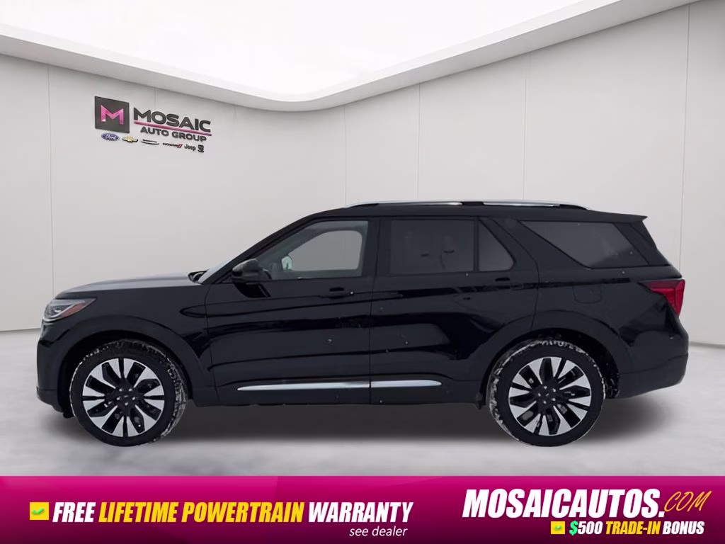 2026 Agate Black Metallic Ford Explorer Platinum 4X4 SUV