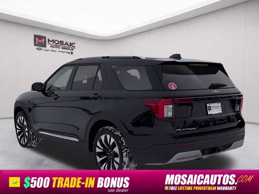 2026 Agate Black Metallic Ford Explorer Platinum 4X4 SUV