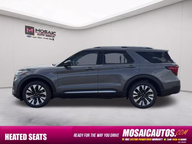 2026 Carbonized Gray Metallic Ford Explorer Platinum 4X4 SUV