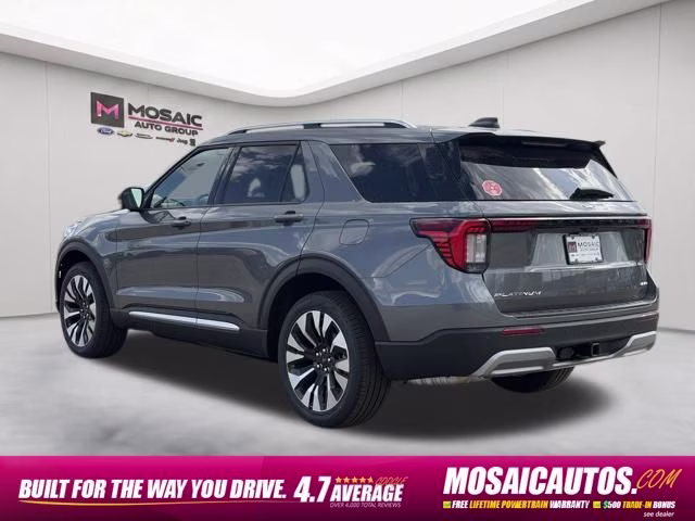 2026 Carbonized Gray Metallic Ford Explorer Platinum 4X4 SUV